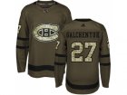Adidas Montreal Canadiens #27 Alex Galchenyuk Green Salute to Service Stitched NHL Jersey