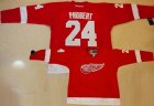 Detroit Red Wings #24 Bob Probert Red Stitched NHL Jersey