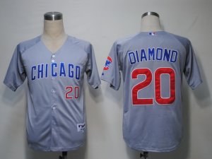 MLB Chicago Cubs #20 Diamond Grey