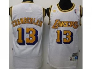 nba Los Angeles Lakers #13 Chamberlain Throwback white