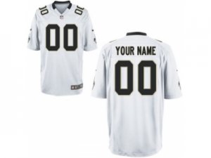 Nike Youth New Orleans Saints Customized Game White Jersey