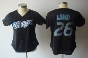 MLB Women Jerseys toronto blue jays #26 lind black