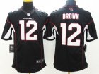 Nike Arizona Cardinals #12 brown black jerseys(Limited)