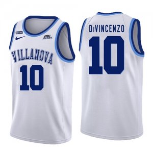 Villanova #10 Wildcats Donte DiVincenzo White College Basketball Jersey