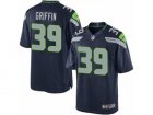 Mens Nike Seattle Seahawks #39 Shaquill Griffin Limited Steel Blue Team Color NFL Jersey