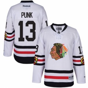 Youth Reebok Chicago Blackhawks #13 CM Punk Authentic White 2017 Winter Classic NHL Jersey