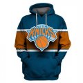 Knicks Blue All Stitched Hooded Sweatshirt