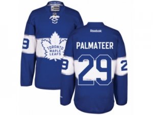 Mens Reebok Toronto Maple Leafs #29 Mike Palmateer Authentic Royal Blue 2017 Centennial Classic NHL Jersey