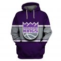 Sacramento Kings Purple All Stitched Hooded Sweatshirt