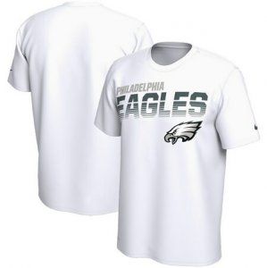 Philadelphia Eagles Nike Sideline Line of Scrimmage Legend Performance T Shirt White