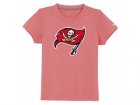 nike tampa bay buccaneers sideline legend authentic logo youth T-Shirt pink