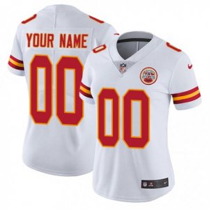Womens Nike Kansas City Chiefs Customized White Vapor Untouchable Limited Player NFL Jersey