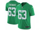 Nike Philadelphia Eagles #63 Dallas Thomas Limited Green Rush NFL Jersey