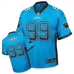 Nike Carolina Panthers #99 Kawann Short Blue Alternate Men\'s Stitched NFL Elite Drift Fashion Jersey