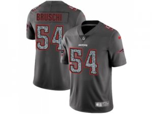 Nike New England Patriots #54 Tedy Bruschi Gray Static Men NFL Vapor Untouchable Limited Jersey