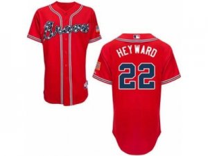 mlb jerseys atlanta braves #22 heyward red[2014 new]