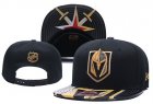 Vegas Golden Knights Team Logo Full Black Adjustable Hat YD