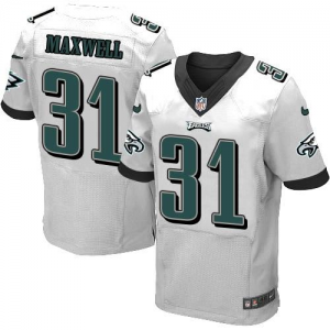 Nike Philadelphia Eagles #31 Byron Maxwell white jerseys(Elite)