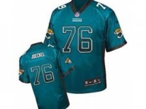 Nike Jacksonville Jaguars #76 Luke Joeckel Teal Green Jerseys(Elite Drift Fashion)