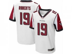 Mens Nike Atlanta Falcons #19 Andre Roberts Elite White NFL Jersey