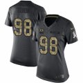 Women's Nike Green Bay Packers #98 Letroy Guion Limited Black 2016 Salute to Service NFL Jersey