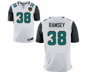 Men\'s Nike Jacksonville Jaguars #38 Jalen Ramsey Elite White NFL Jersey