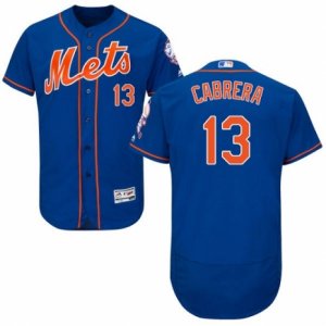 Men\'s Majestic New York Mets #13 Asdrubal Cabrera Royal Blue Flexbase Authentic Collection MLB Jersey