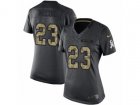 Women Nike Los Angeles Chargers #23 Dexter McCoil Limited Black 2016 Salute to Service NFL Jersey