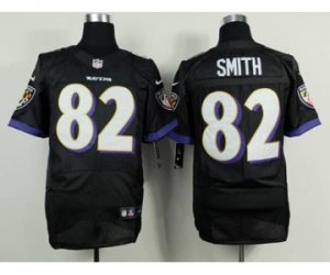 Nike jerseys baltimore ravens #82 smith black[new Elite]