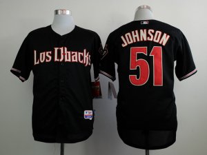 mlb arizona diamondbacks #51 johnson blue jerseys