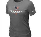 Women Houston Texans Deep Grey T-Shirt