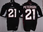 Nike NFL Arizona Cardinals #21 Patrick Peterson Black Elite Jerseys