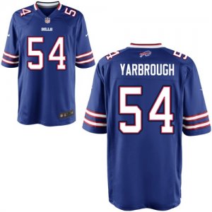 Nike Bills #54 Eddie Yarbrough Royal Elite Jersey