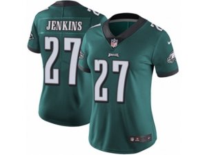 Women Nike Philadelphia Eagles #27 Malcolm Jenkins Vapor Untouchable Limited Midnight Green Team Color NFL Jersey