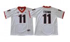 Georgia Bulldogs #11 Jake Fromm White College Football Jersey