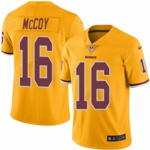 Mens Nike Washington Redskins #16 Colt McCoy Limited Gold Rush NFL Jersey