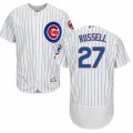 Men's Majestic Chicago Cubs #27 Addison Russell White Flexbase Authentic Collection MLB Jersey