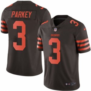 Men\'s Nike Cleveland Browns #3 Cody Parkey Limited Brown Rush NFL Jersey