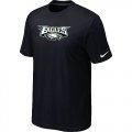 Nike Philadelphia Eagles Authentic Logo T-Shirt BLack