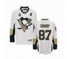 nhl pittsburgh penguins #87 crosby white