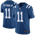 Nike Colts #11 Michael Pittman JR Royal Vapor Untouchable Limited Jersey
