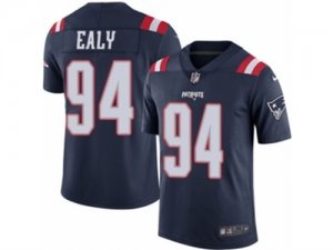 Men\'s Nike New England Patriots #94 Kony Ealy Limited Navy Blue Rush NFL Jersey