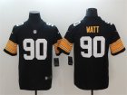 Nike Steelers #90 T.J. Watt Black Alternate Vapor Untouchable Limited Jersey