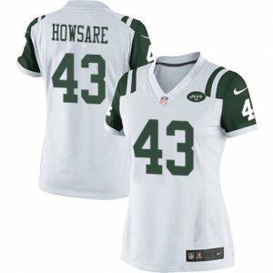 Women\'s Nike New York Jets #43 Julian Howsare Limited White NFL Jersey