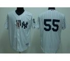 New York Yankees #55 Matsui 2009 world series patchs white