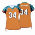 Women Miami Dolphins #34 Ricky Williams Orange