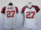 women nfl tampa bay buccaneers #27 blount field flirt fashion white