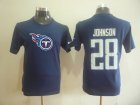 Tennessee Titans 28 Chris Johnson Name & Number T-Shirt