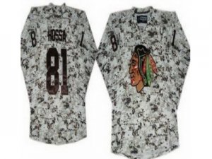 NHL Chicago Blackhawks #81 Marian Hossa White Camo Jersey