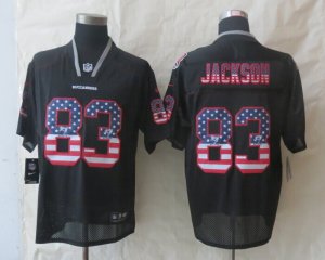 Nike Tampa Bay Buccaneers #83 Jackson Black Jerseys(Elite USA Flag Fashion)